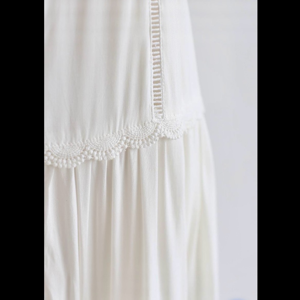 NWOT Chicwish White Midi Dress - Picture 5 of 9